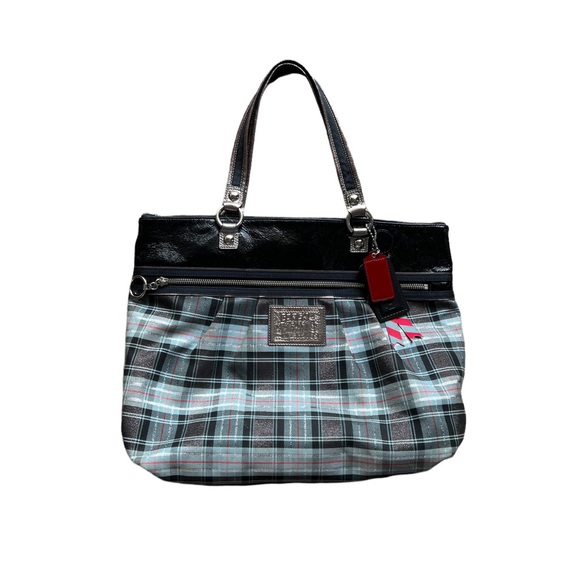 Coach Handbags - COACH Poppy Plaid Bag